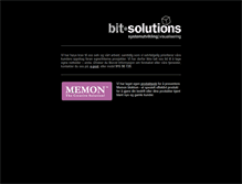 Tablet Screenshot of bitsolutions.no